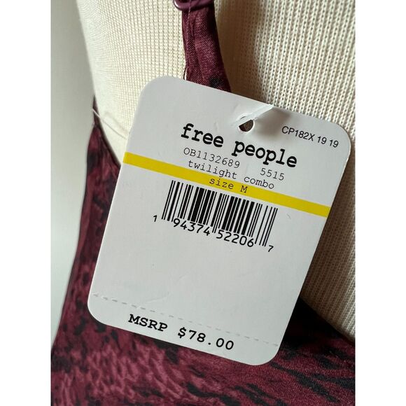 Free People Day to Night Printed Slip Dress size Medium - Picture 5 of 5